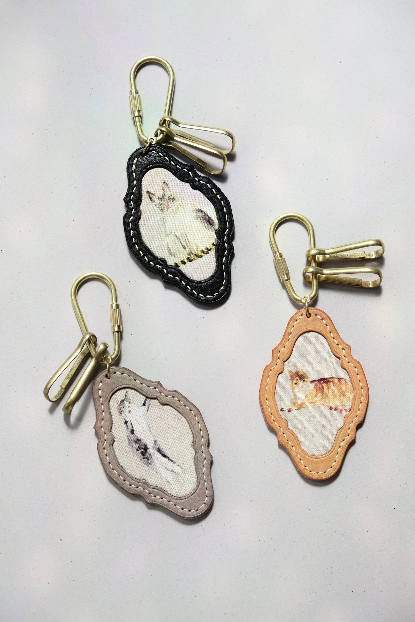 貓咪拼布掛飾 (Ochre) - Workers Regain