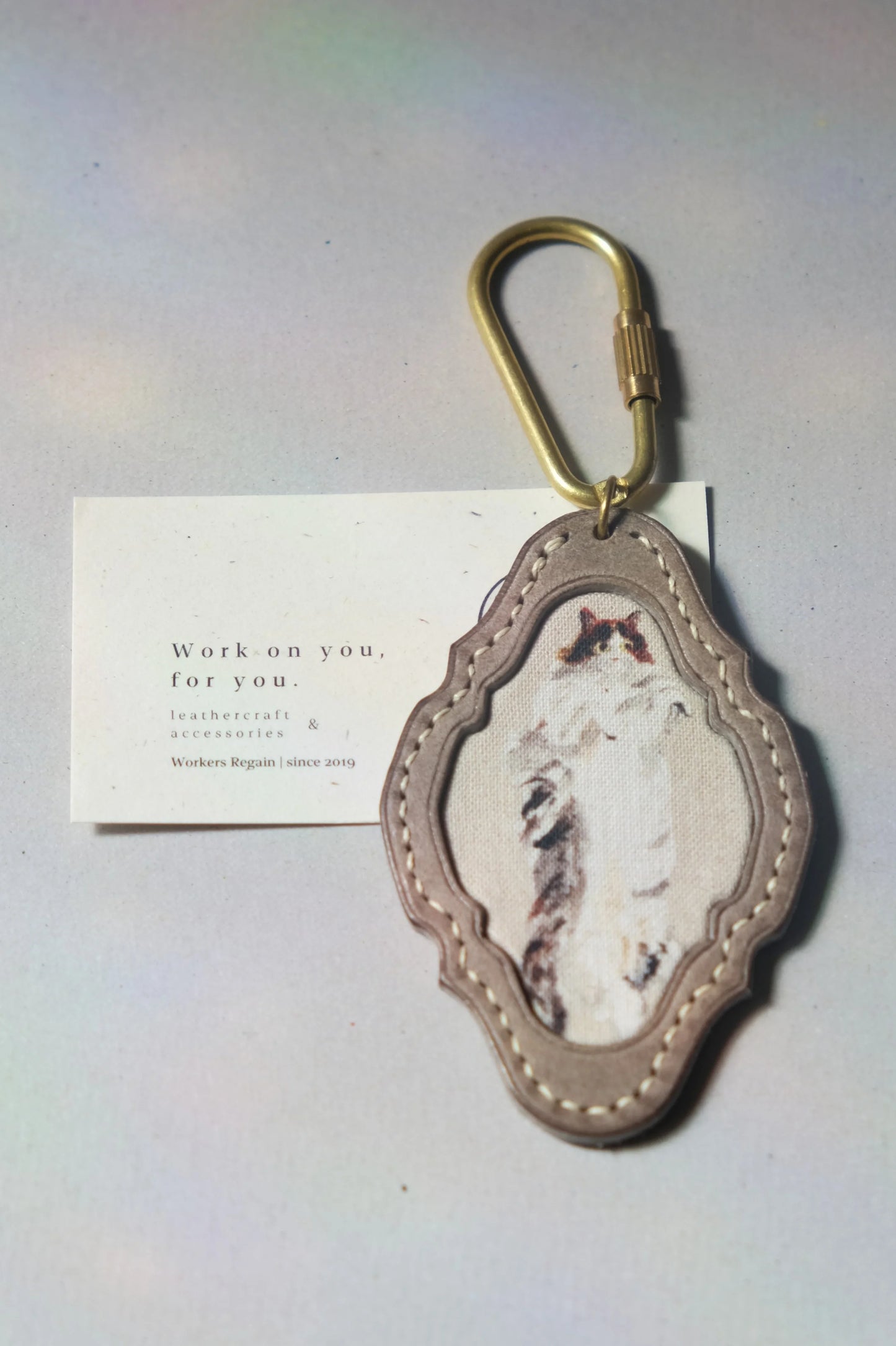 貓咪拼布掛飾 (Moon) - Workers Regain