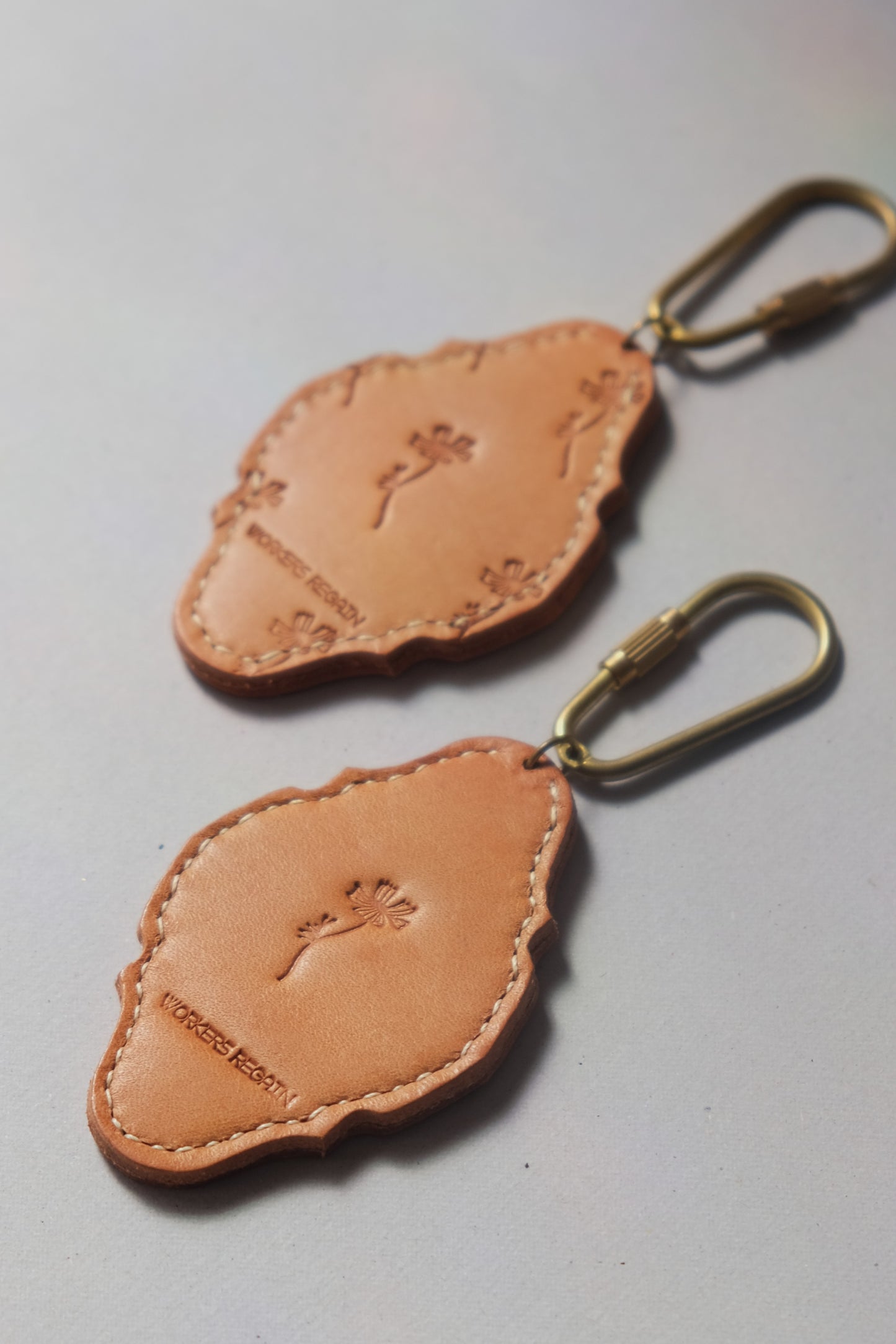 貓咪拼布掛飾 (Tan)