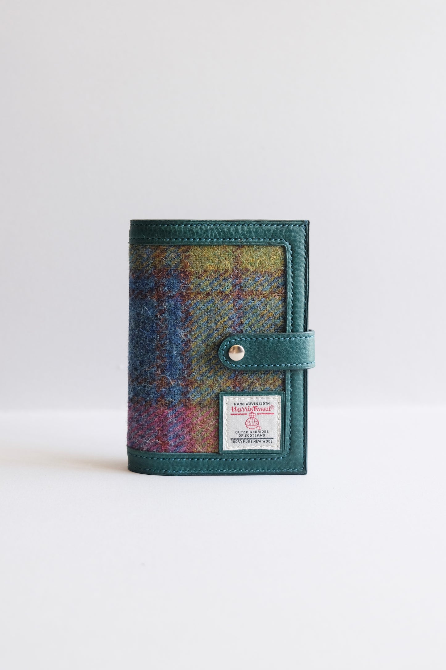 Harris Tweed 皮革拼布護照套