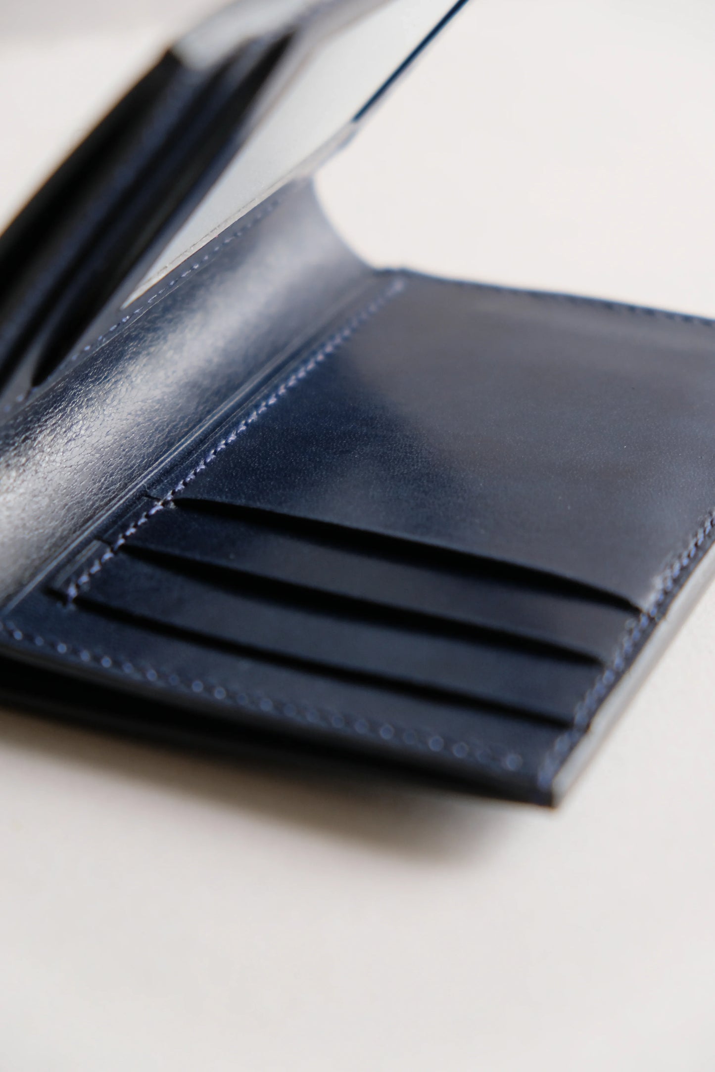 Harris Tweed 皮革拼布銀包 - Workers Regain