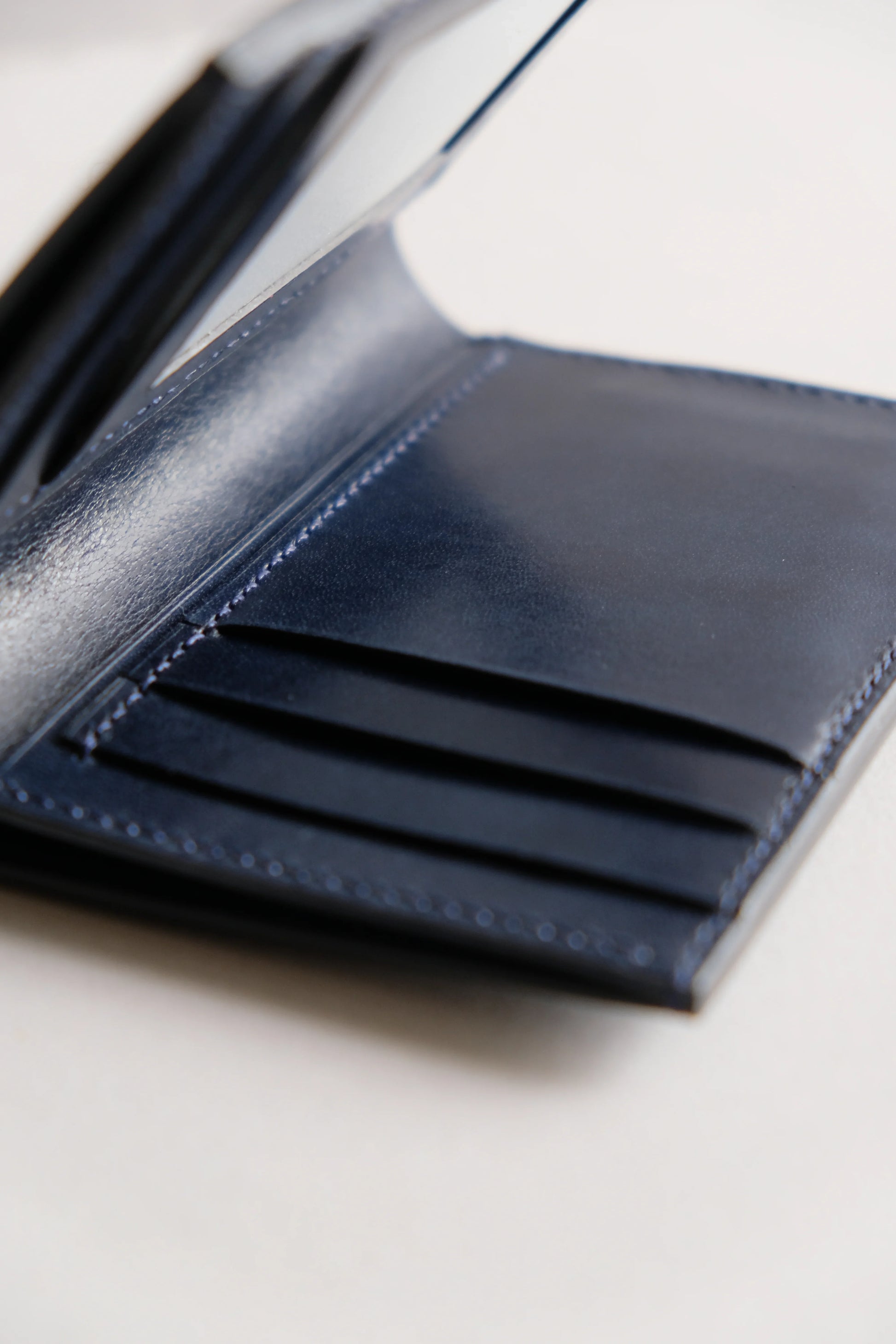 Harris Tweed 皮革拼布銀包 - Workers Regain