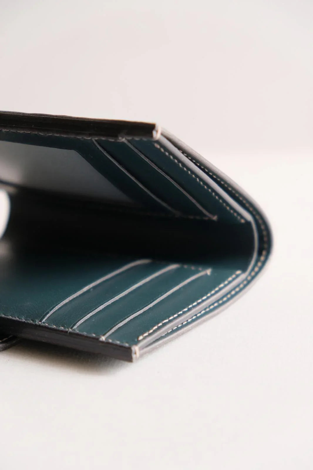 Harris Tweed 皮革拼布銀包 - Workers Regain