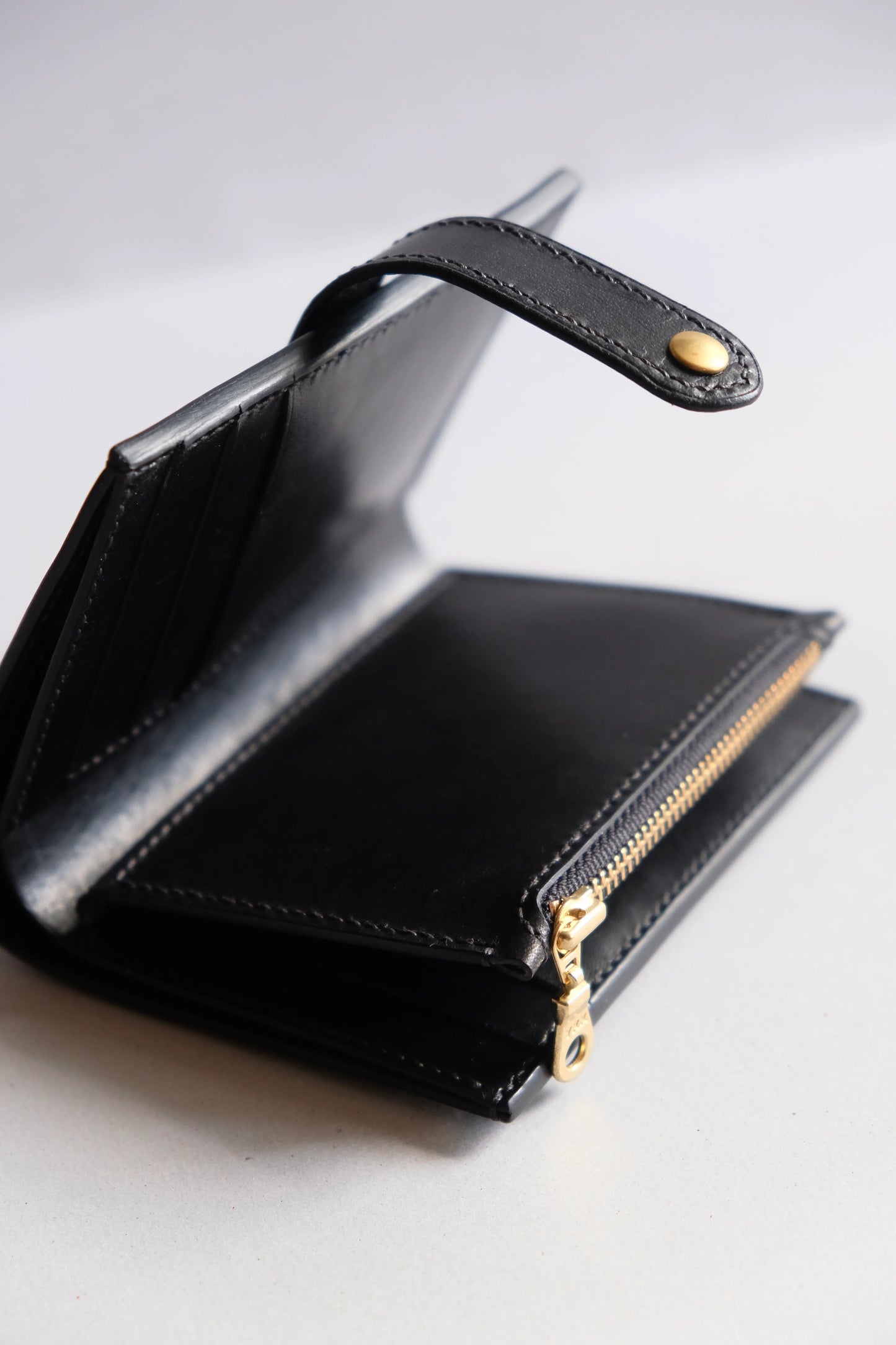 Harris Tweed 皮革拼布銀包 - Workers Regain