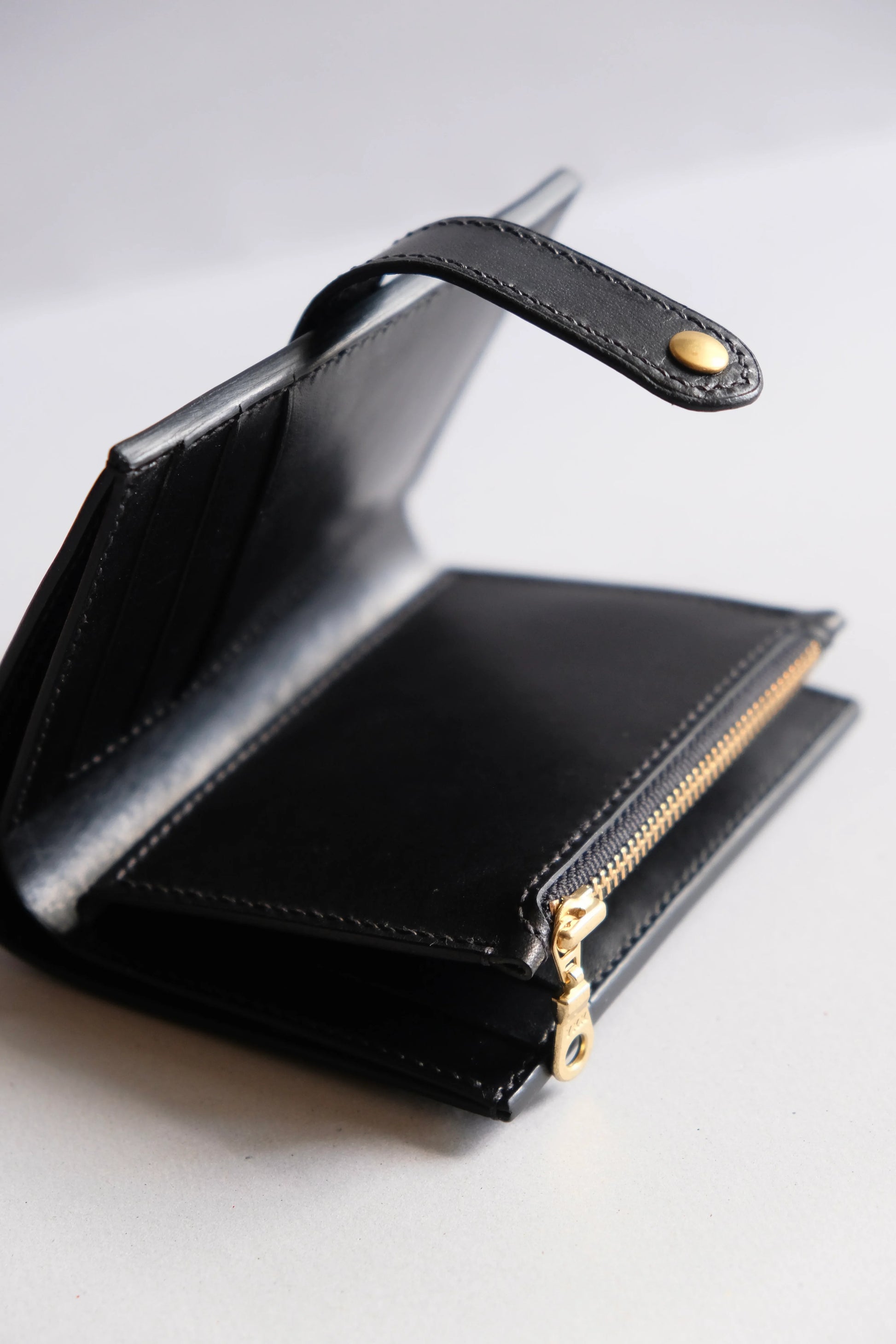 Harris Tweed 皮革拼布銀包 - Workers Regain