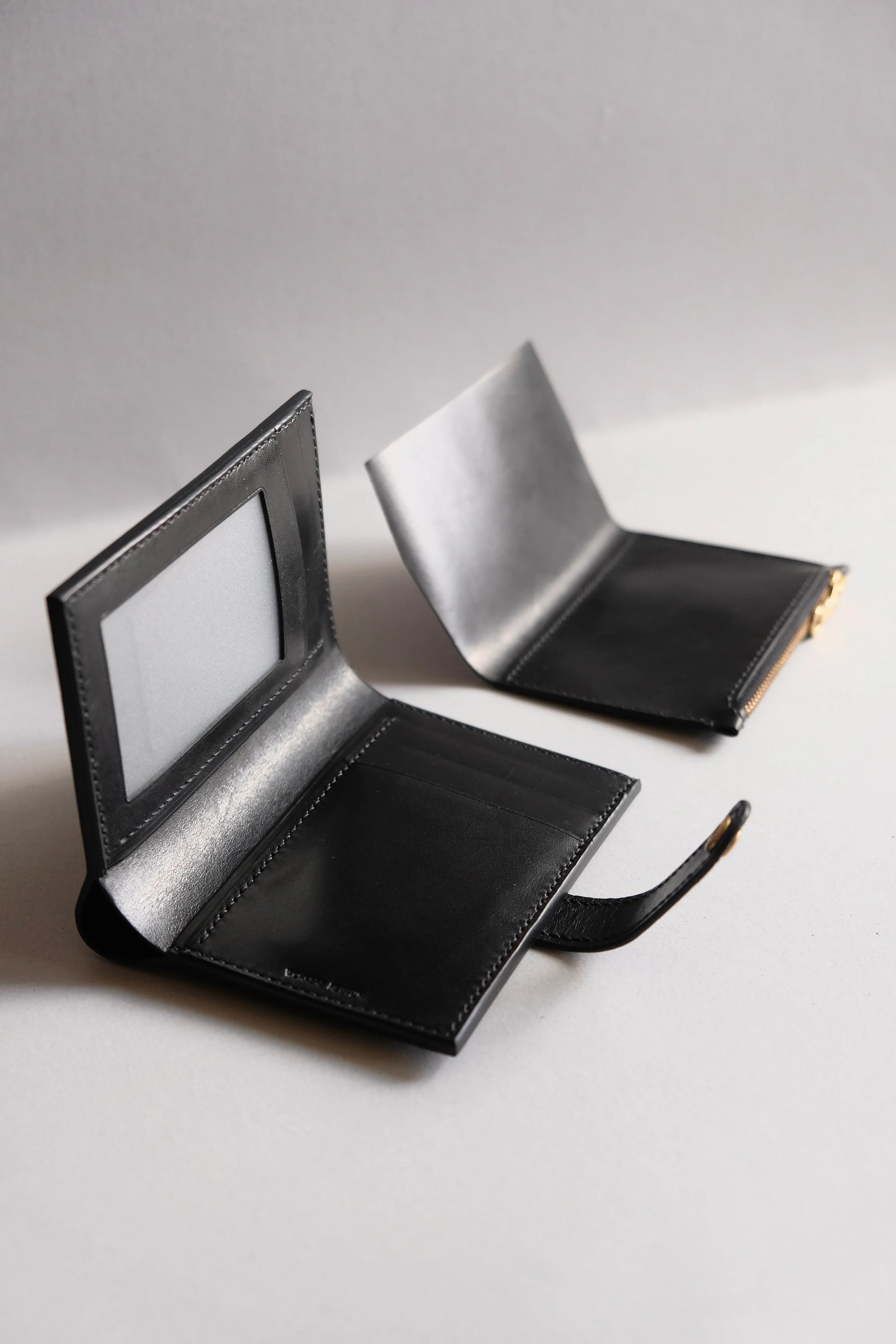 Harris Tweed 皮革拼布銀包 - Workers Regain