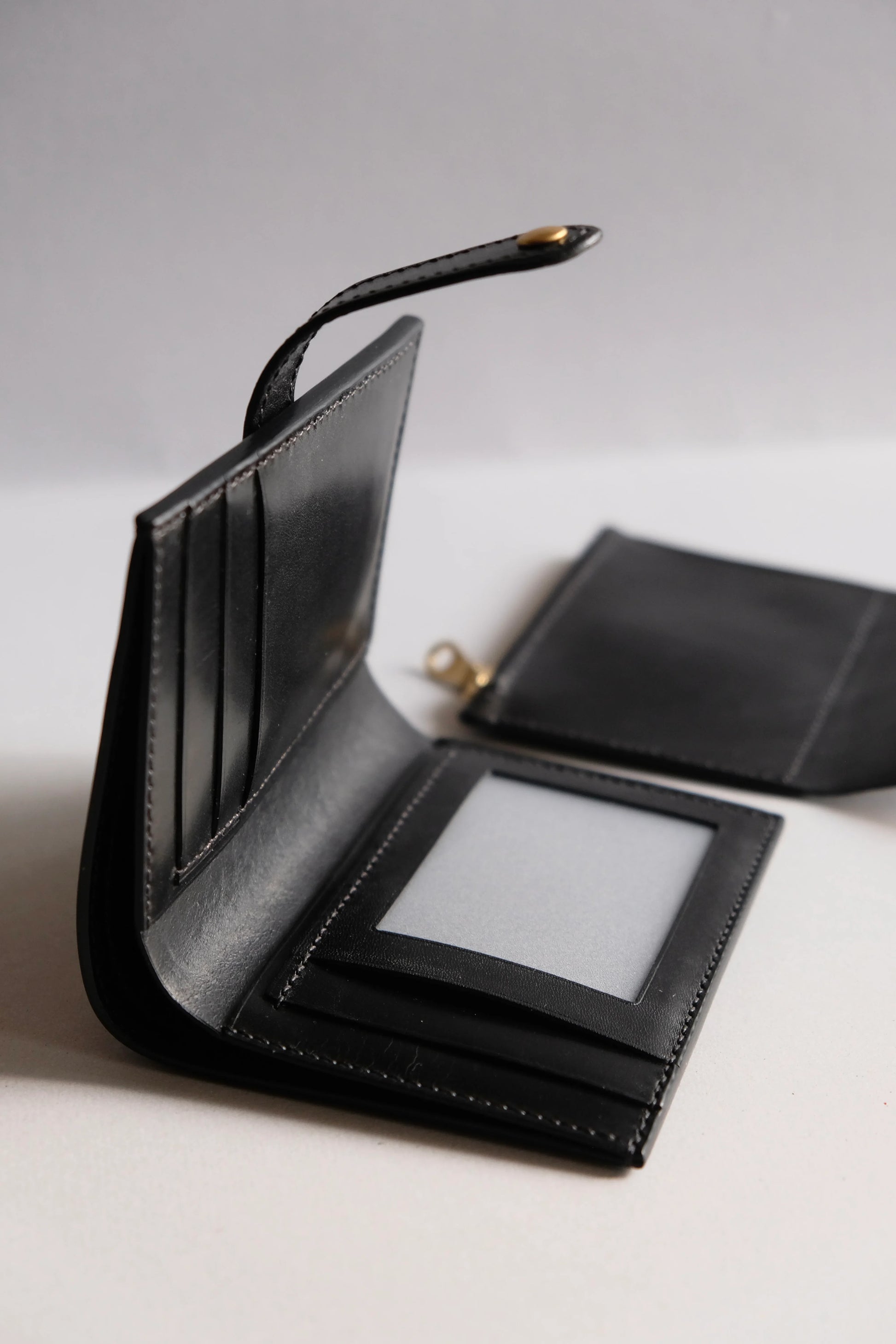 Harris Tweed 皮革拼布銀包 - Workers Regain