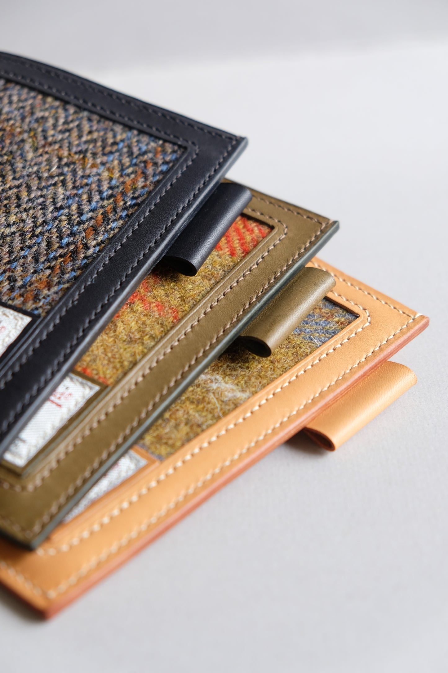 皮革拼布護照保護套