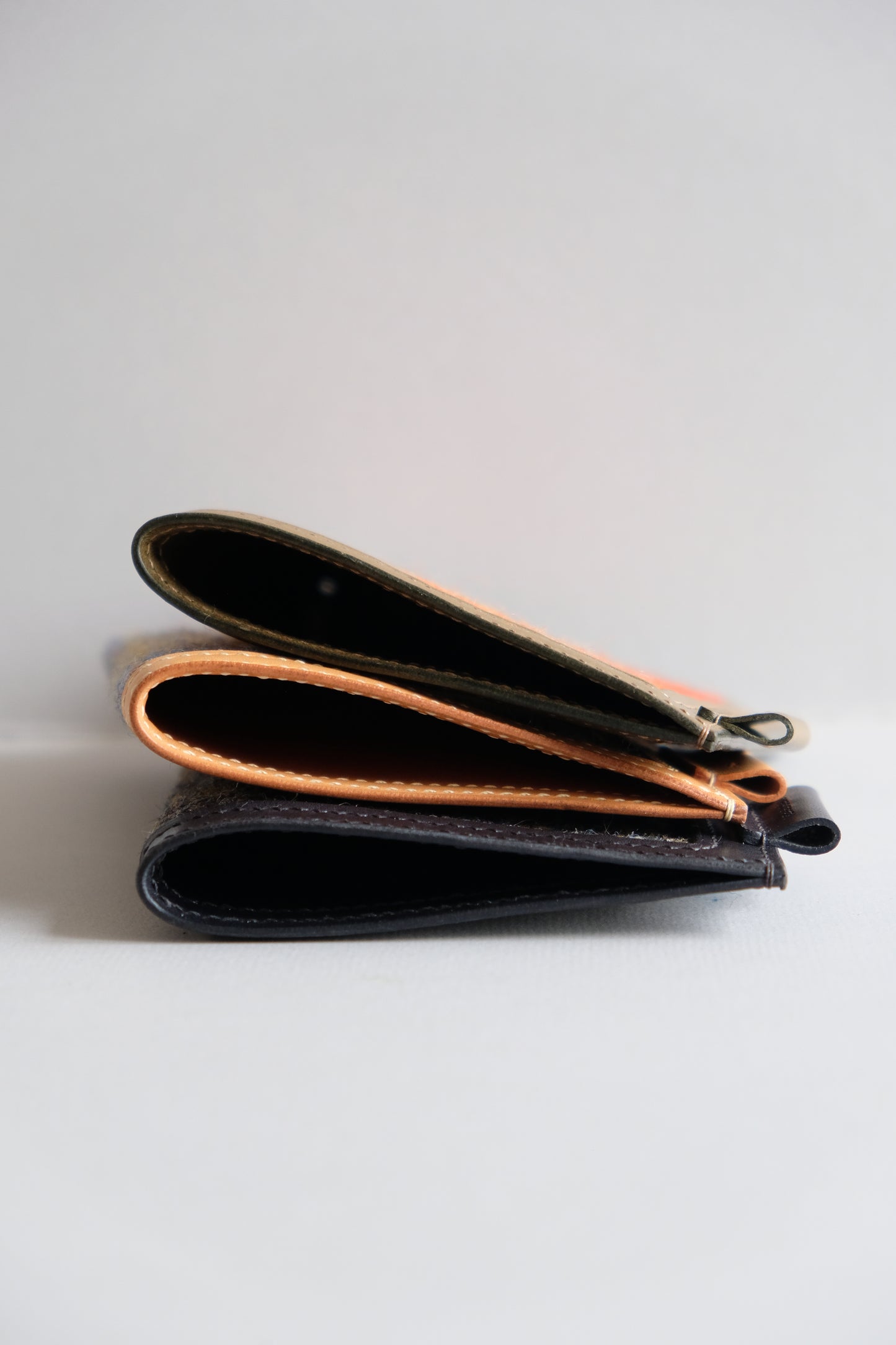 皮革拼布護照保護套