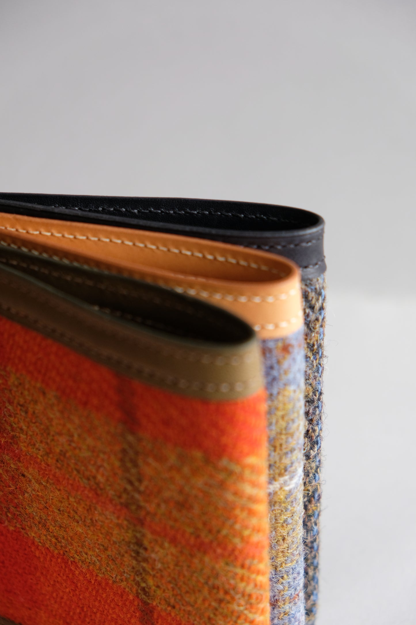 皮革拼布護照保護套