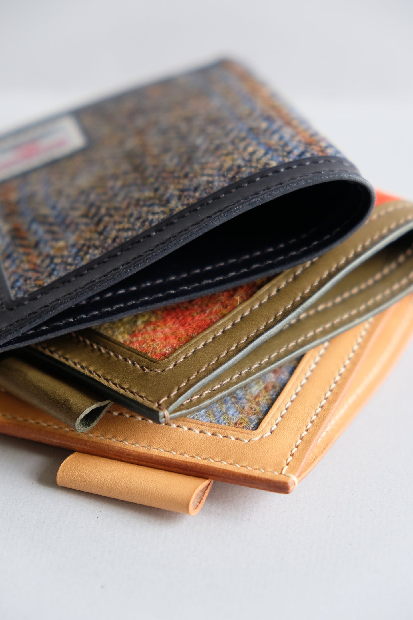 皮革拼布護照保護套