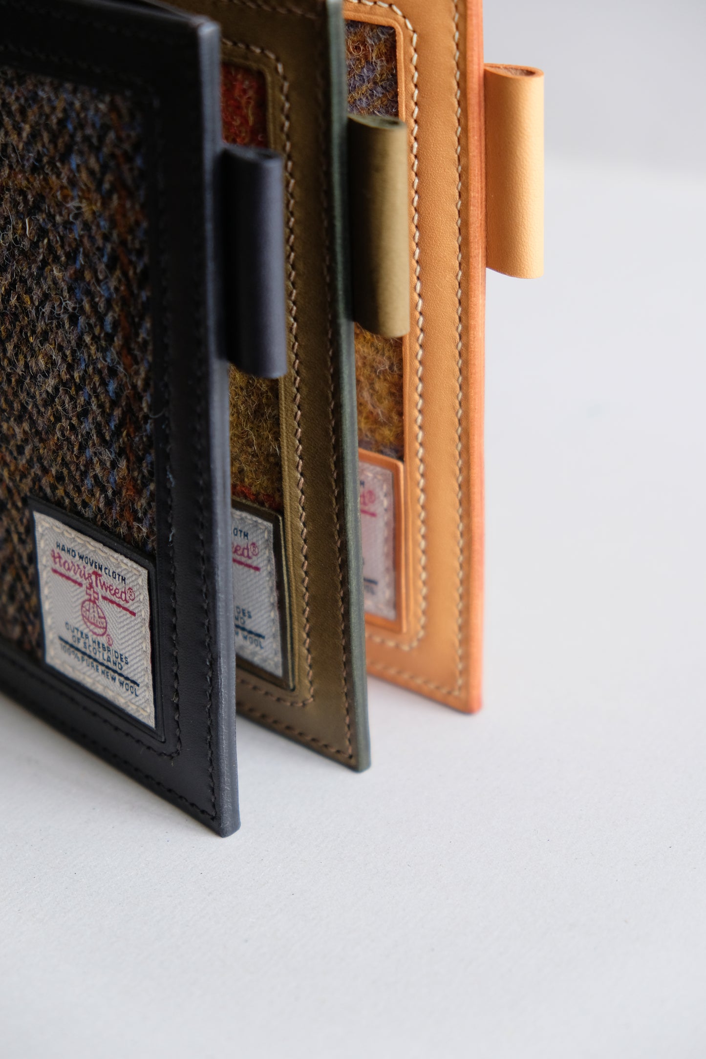 皮革拼布護照保護套