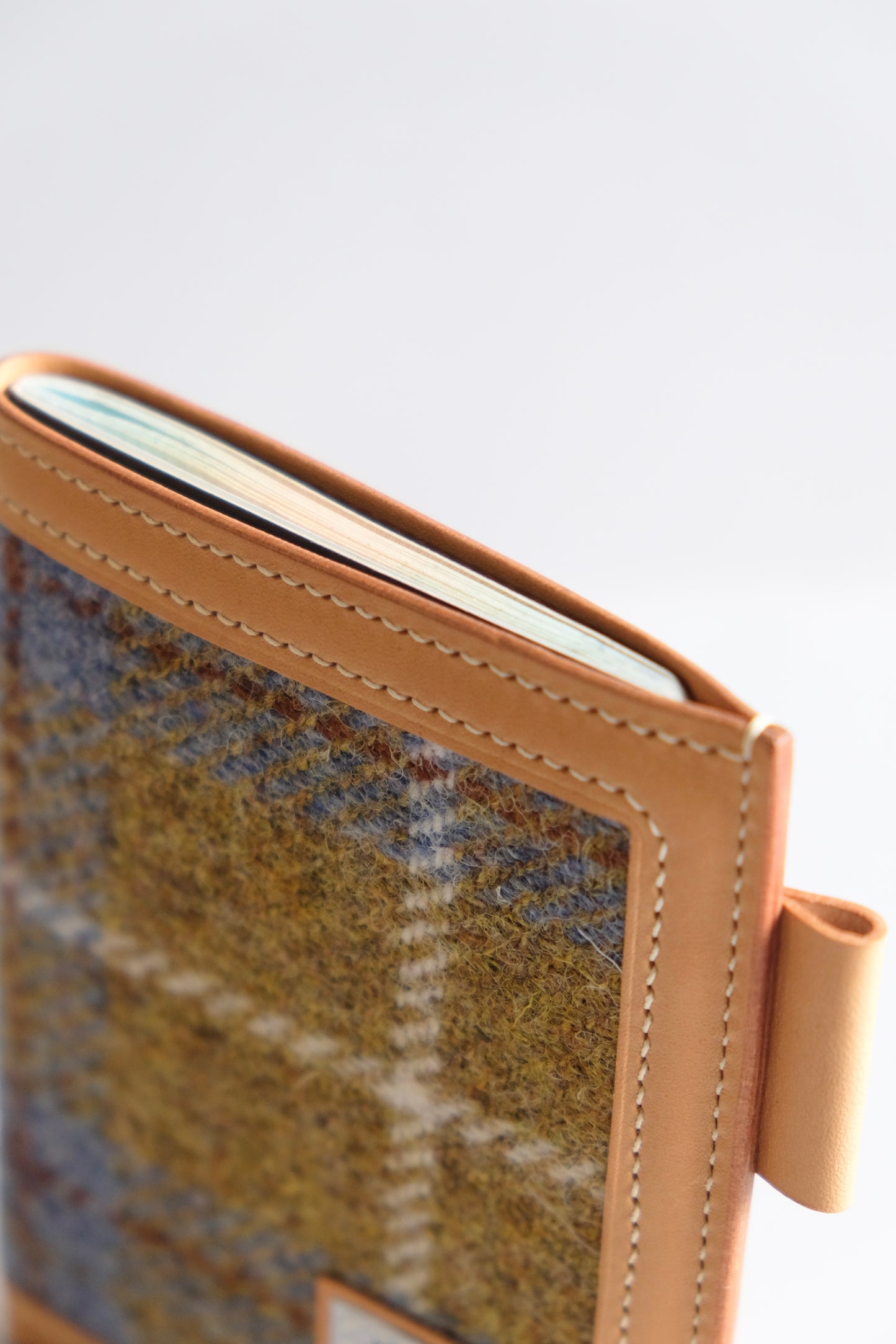 皮革拼布護照保護套