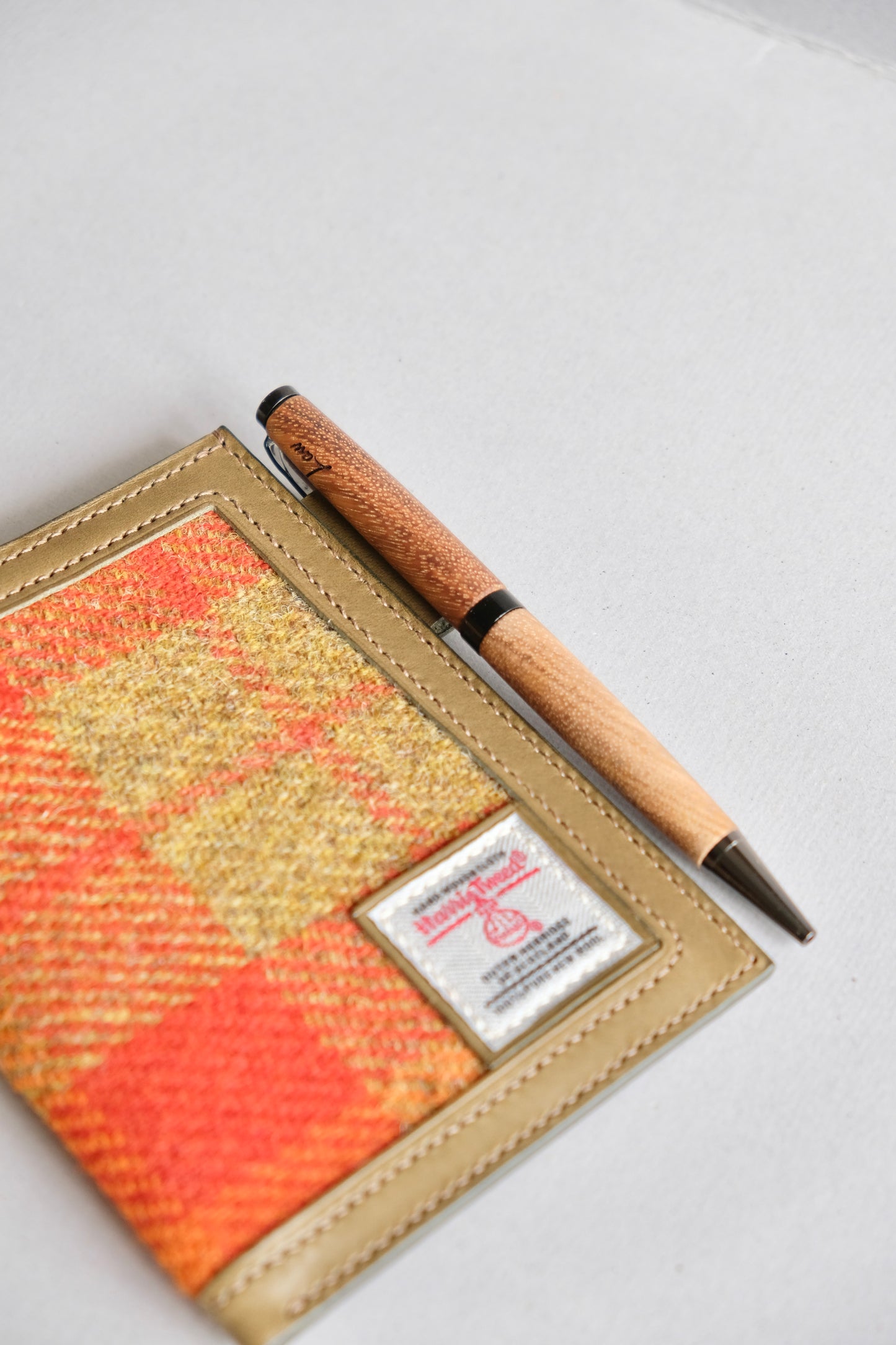 皮革拼布護照保護套