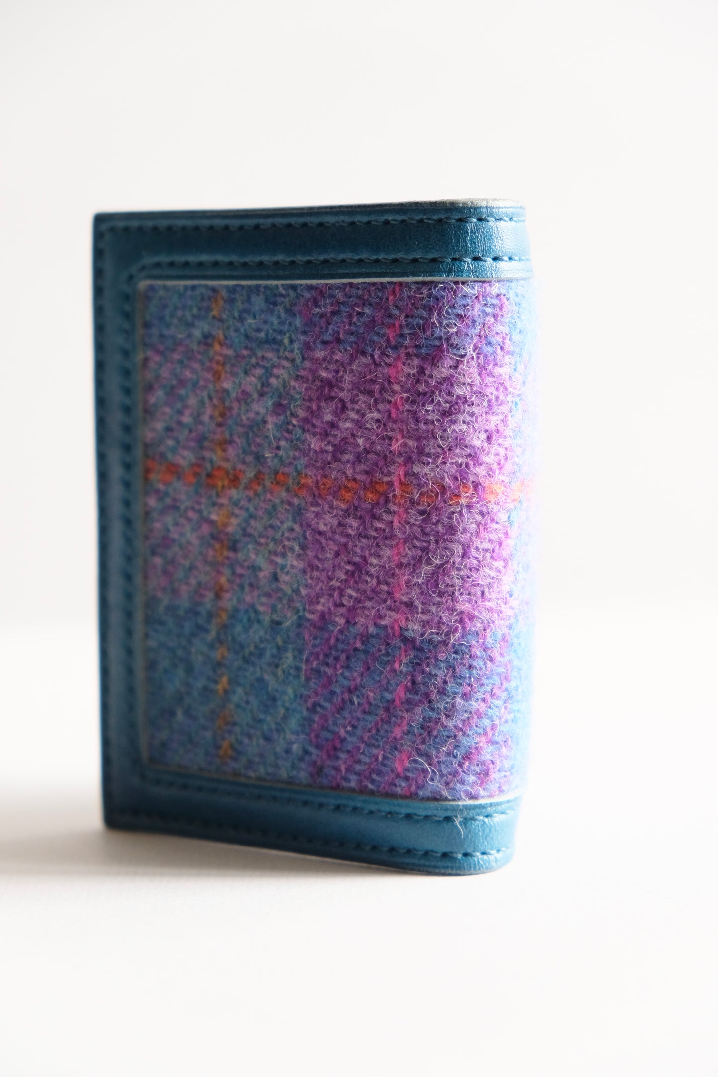 Harris Tweed 皮革拼布卡片套