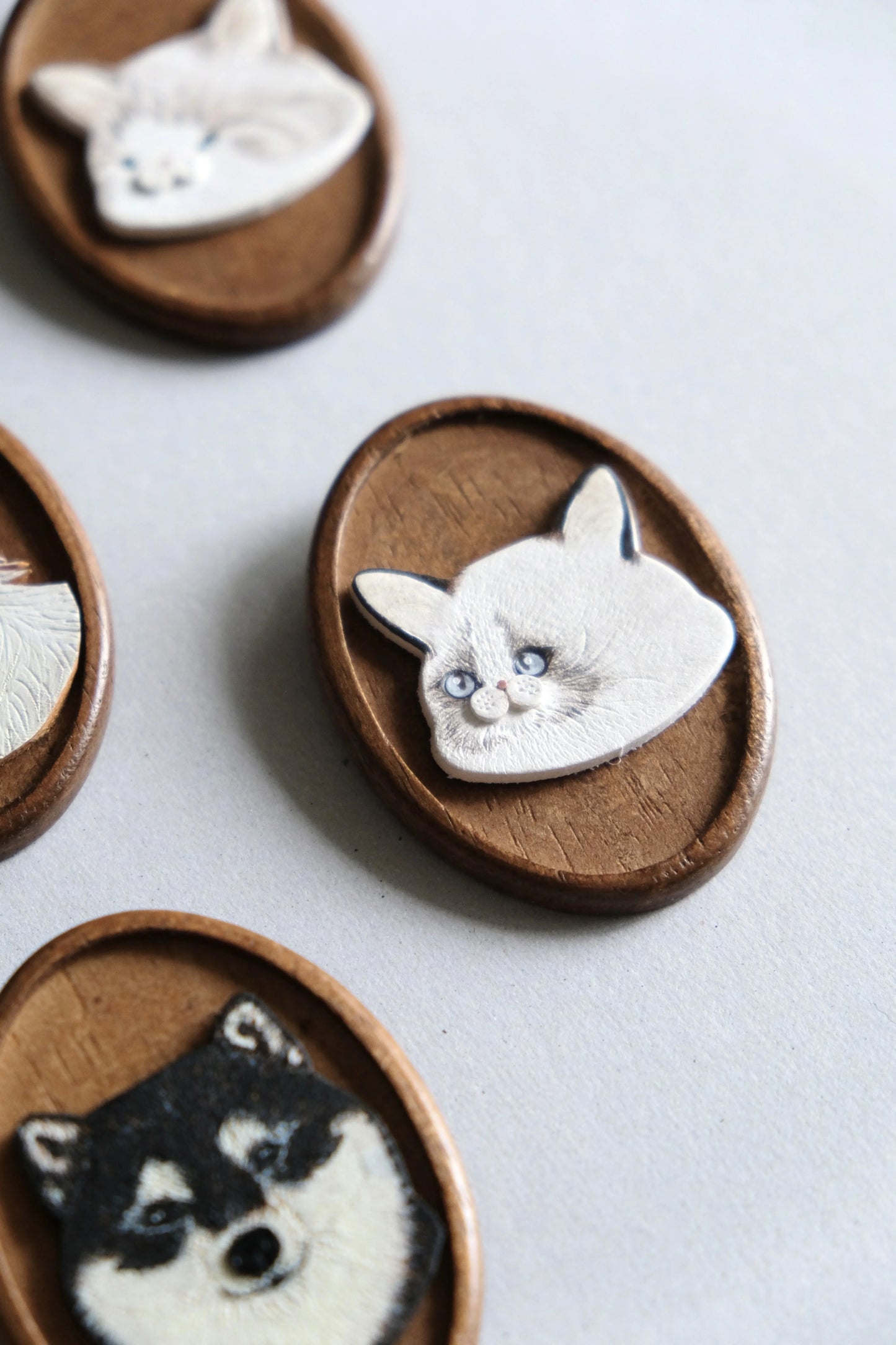 手繪皮革似顏繪(貓) - Workers Regain