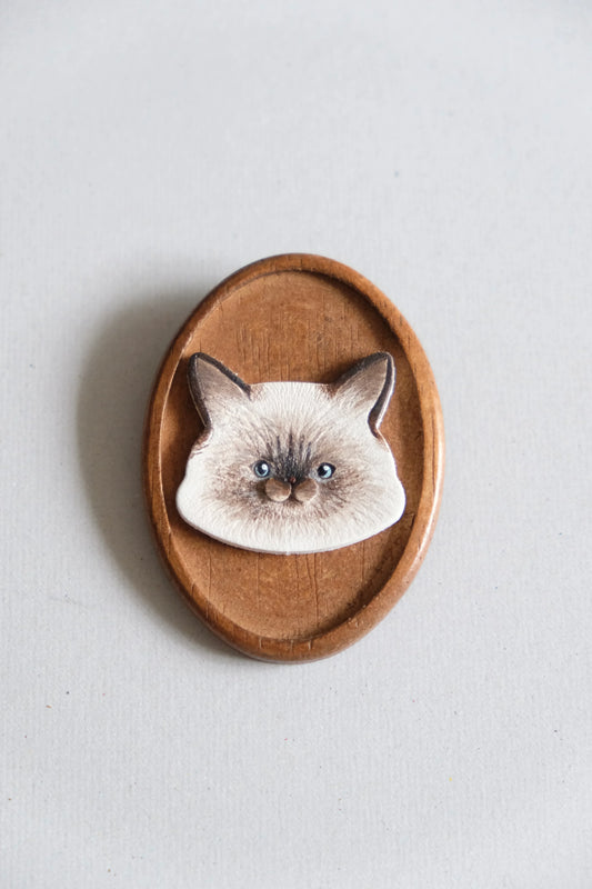 手繪皮革似顏繪(貓) - Workers Regain