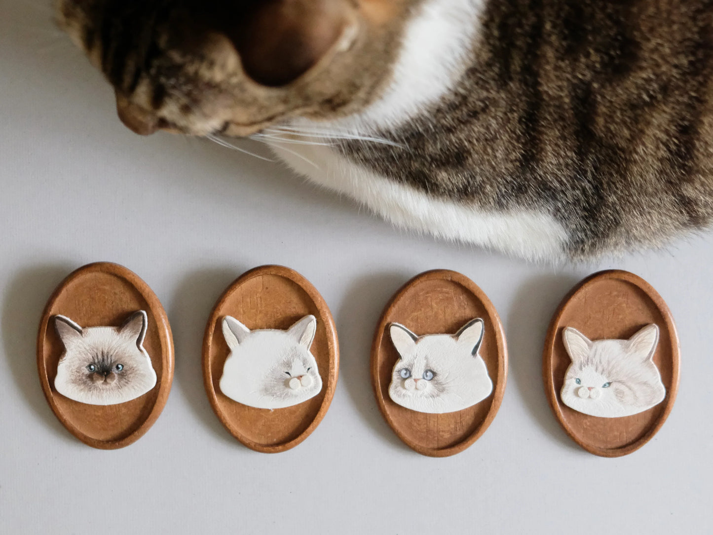 手繪皮革似顏繪(貓) - Workers Regain