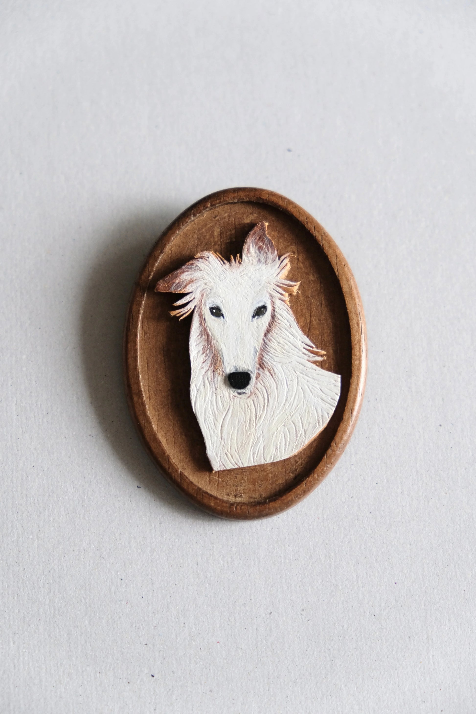 手繪皮革似顏繪(犬) - Workers Regain